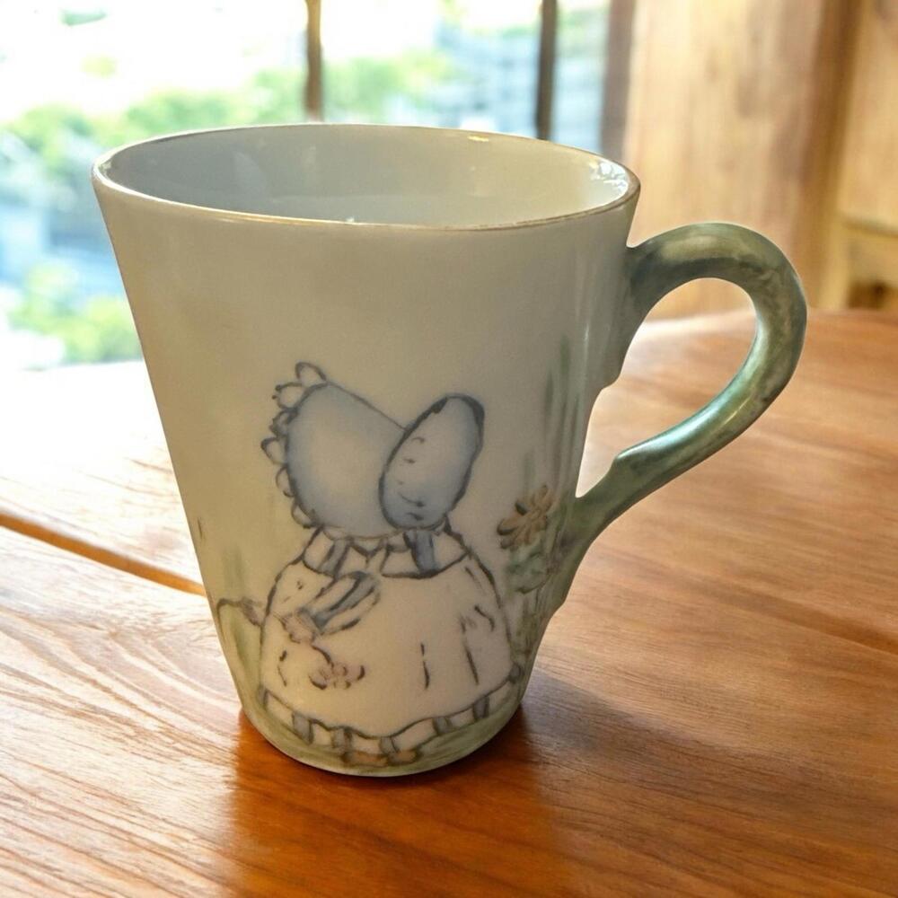 Vintage Bavaria Child’s Mug “Clara Grace Younger Xmas 1915” – 3.5″ Porcelain